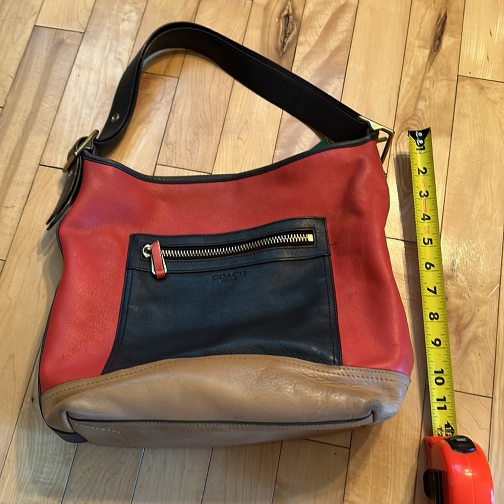 Coach Rugby Legacy Leather Colour Block Bag - Picture 5 of 16